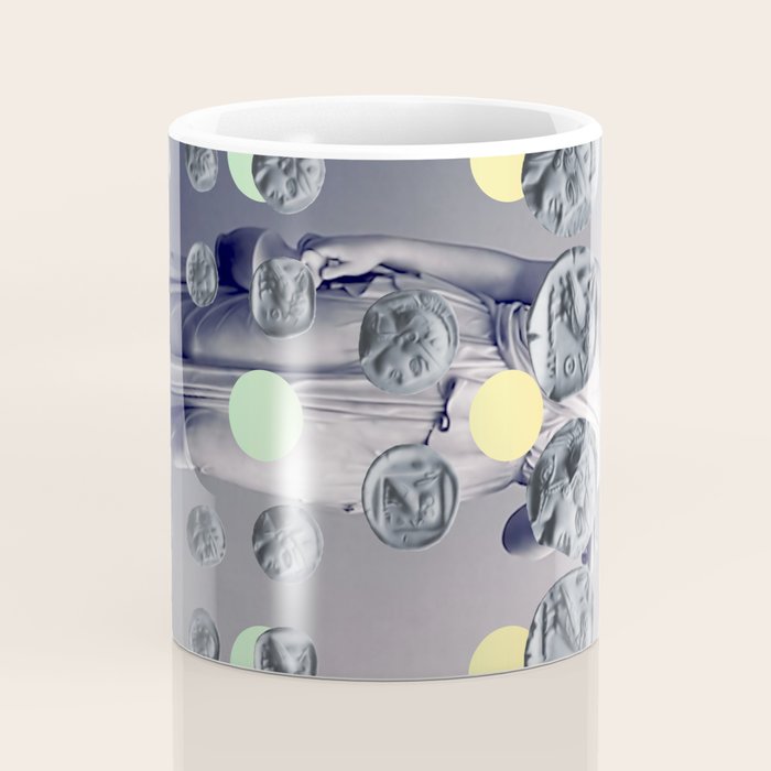 Statue With A Dot Gradient 1 Coffee Mug Gallery Image 4