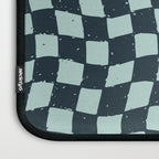 Wavy Checks . Ocean Blue Laptop Sleeve Gallery Image 3