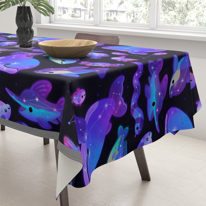 Ocean constellations Tablecloth Gallery Image 3