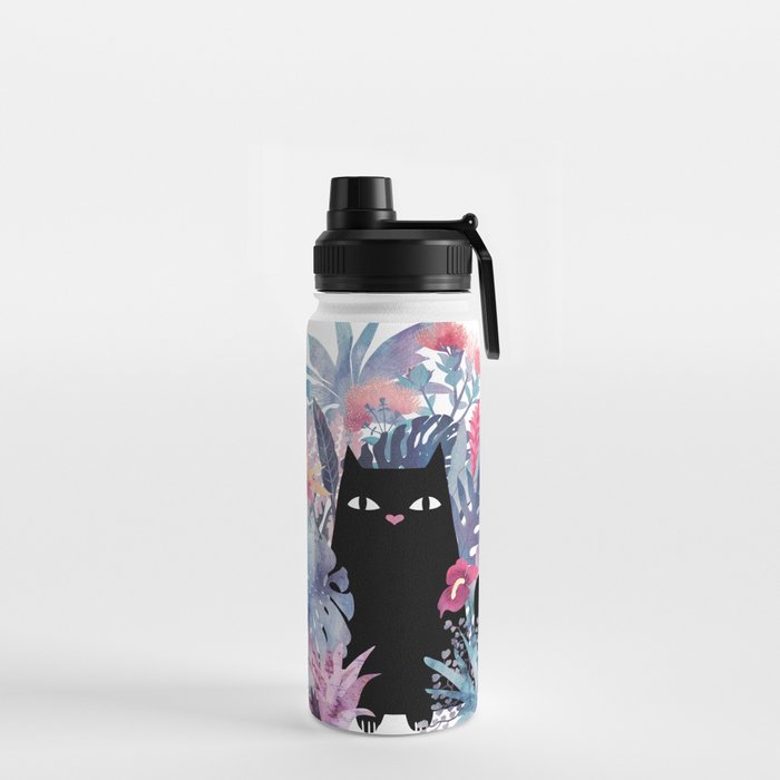 Popoki (Pastel) Water Bottle Gallery Image 2