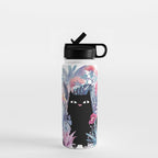 Popoki (Pastel) Water Bottle Gallery Image 1