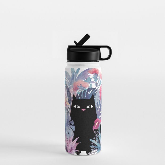 Popoki (Pastel) Water Bottle Gallery Image 1