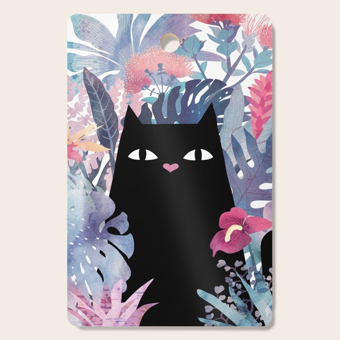 Popoki (Pastel) Cutting Board Gallery Image 1