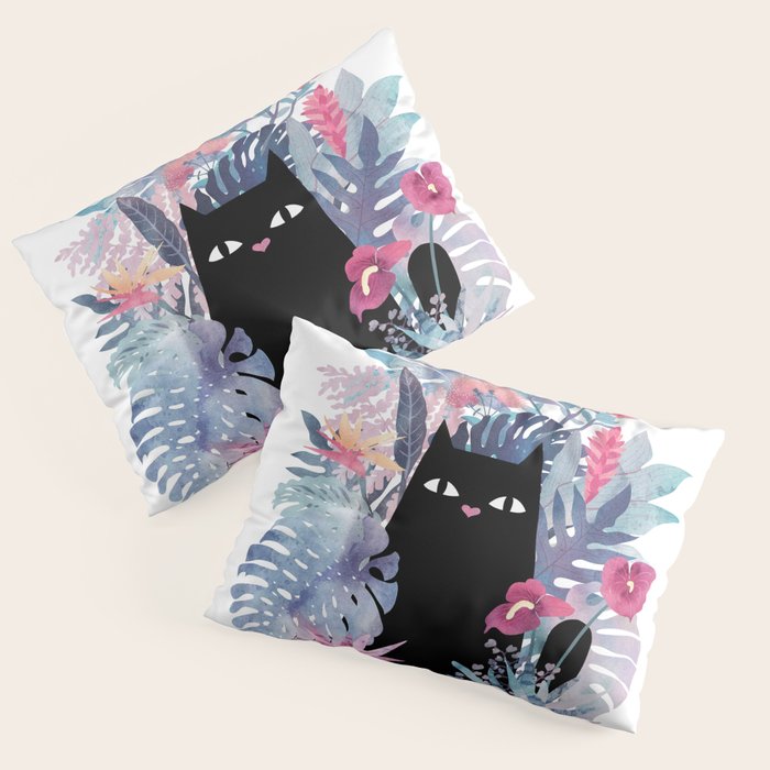 Popoki (Pastel) Pillow Sham Gallery Image 3