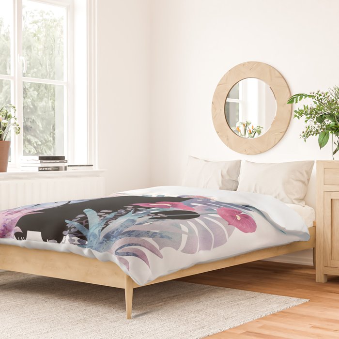 Popoki (Pastel) Duvet Cover Gallery Image 2