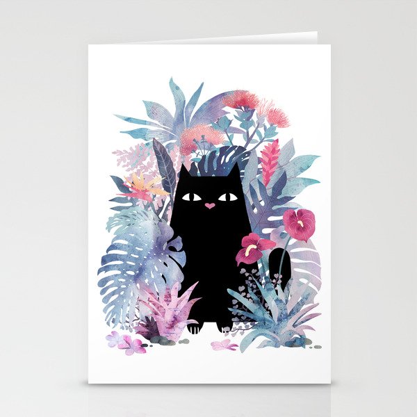 Popoki (Pastel) Stationery Card Gallery Image 2
