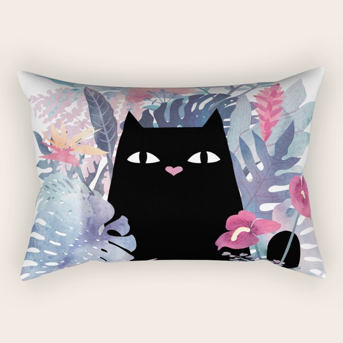 Popoki (Pastel) Rectangular Pillow Gallery Image 1