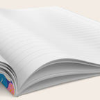 Mid Century Modern Atomic Future Colorful Modtastic Dots and Stars Pattern 3 Notebook Gallery Image 2