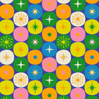 Mid Century Modern Atomic Future Colorful Modtastic Dots and Stars Pattern 3 Coffee Mug Gallery Image 2