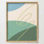 Line Art Scenery 2 Serving Tray Gallery Image 1