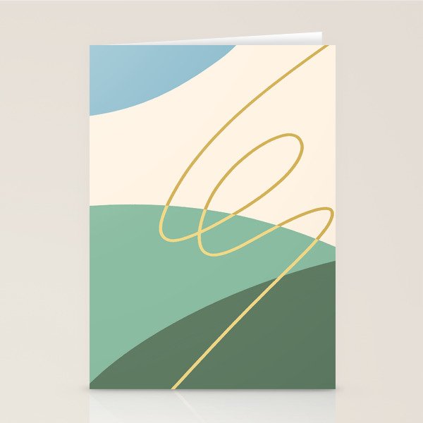Line Art Scenery 2 Stationery Card Gallery Image 2