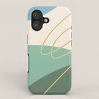 Line Art Scenery 2 iPhone Case Gallery Image 1