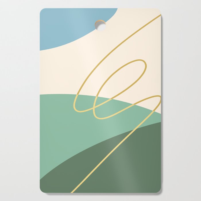 Line Art Scenery 2 Cutting Board Gallery Image 1