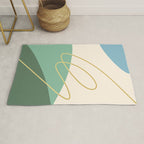 Line Art Scenery 2 Rug Gallery Image 1