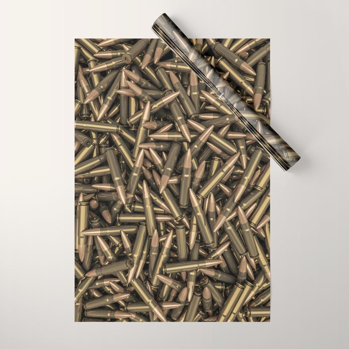 Rifle bullets Wrapping Paper Gallery Image 1