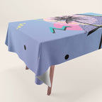 Memphis pattern 46 - 80s / 90s Retro / Palm Tree Tablecloth Gallery Image 1