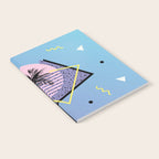 Memphis pattern 46 - 80s / 90s Retro / Palm Tree Notebook Gallery Image 2