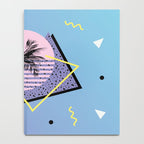 Memphis pattern 46 - 80s / 90s Retro / Palm Tree Notebook Gallery Image 4
