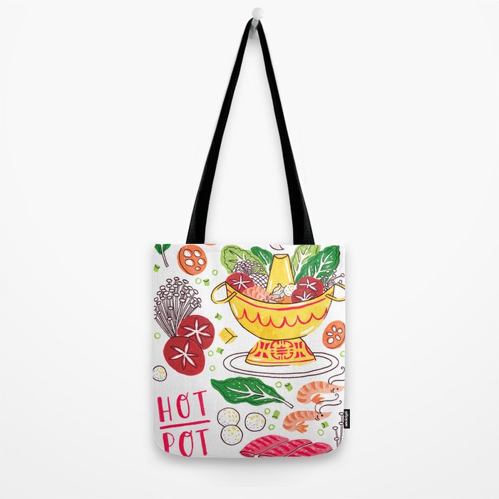 Hot Pot Shabu Shabu Soup Tote Bag Gallery Image 2