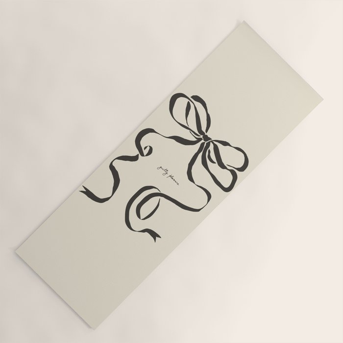 Ribbon bow Yoga Mat Gallery Image 1