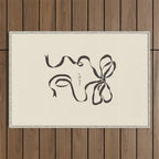 Ribbon bow Outdoor Rug Gallery Image 1
