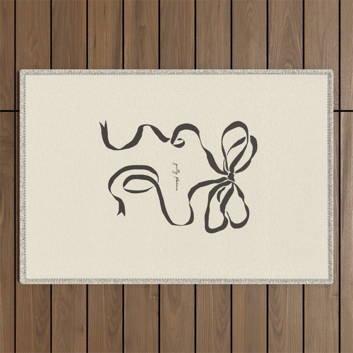 Ribbon bow Outdoor Rug Gallery Image 1