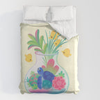 Ocean terrarium - Sea turtle Duvet Cover Gallery Image 6