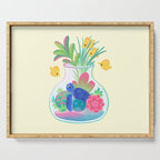 Ocean terrarium - Sea turtle Serving Tray Gallery Image 1