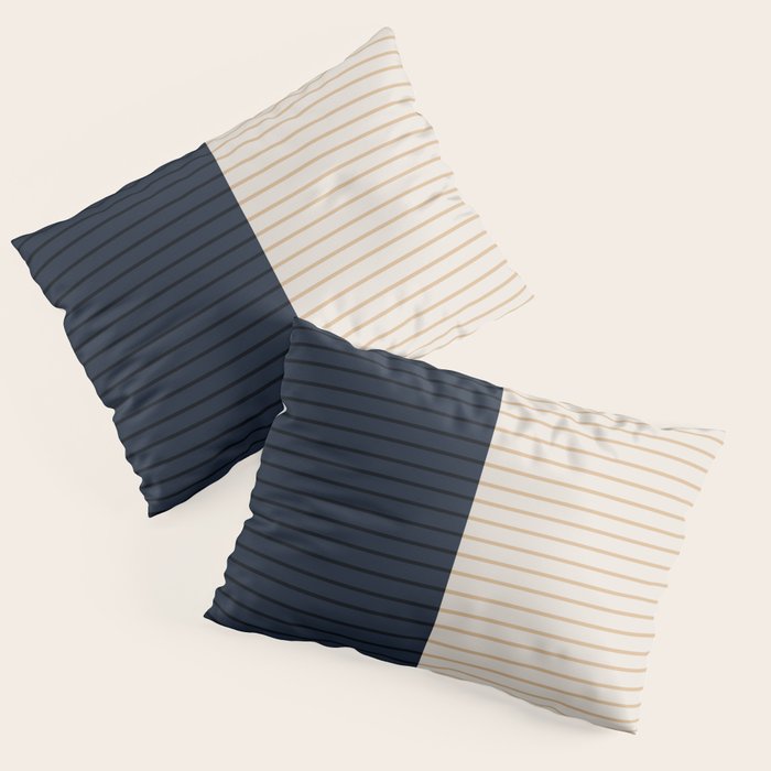 Color Block Lines XLI Pillow Sham Gallery Image 3