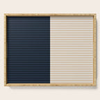 Color Block Lines XLI Serving Tray Gallery Image 1