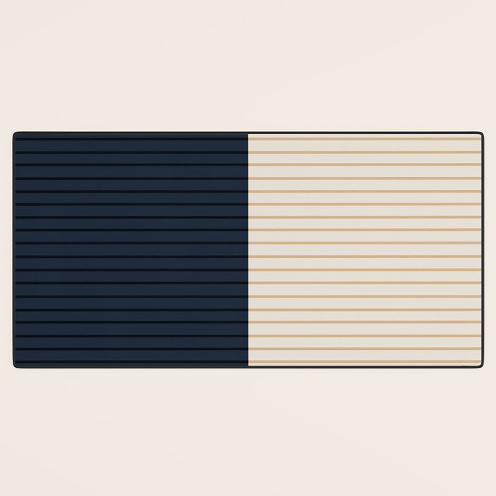 Color Block Lines XLI Desk Mat Gallery Image 3