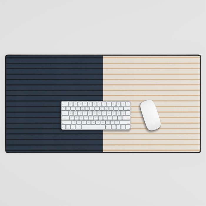 Color Block Lines XLI Desk Mat Gallery Image 1