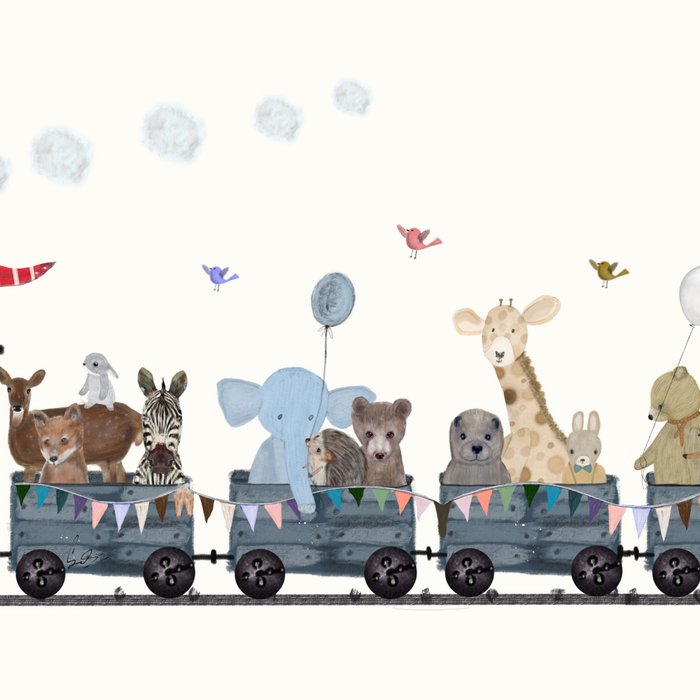 big little nursery nature train Coffee Mug Gallery Image 2