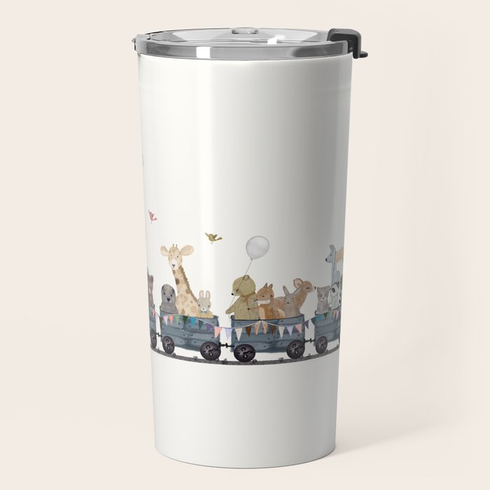 big little nursery nature train Travel Mug Gallery Image 2