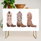 Cowboy Boots {Brown Palette) Credenza Gallery Image 1