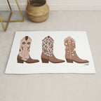 Cowboy Boots {Brown Palette) Rug Gallery Image 1