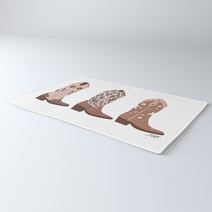 Cowboy Boots {Brown Palette) Rug Gallery Image 3