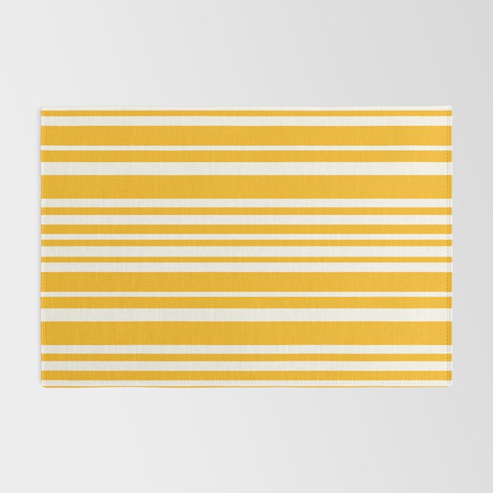 Classic Stripes XLV - Golden Yellow Rug Gallery Image 2