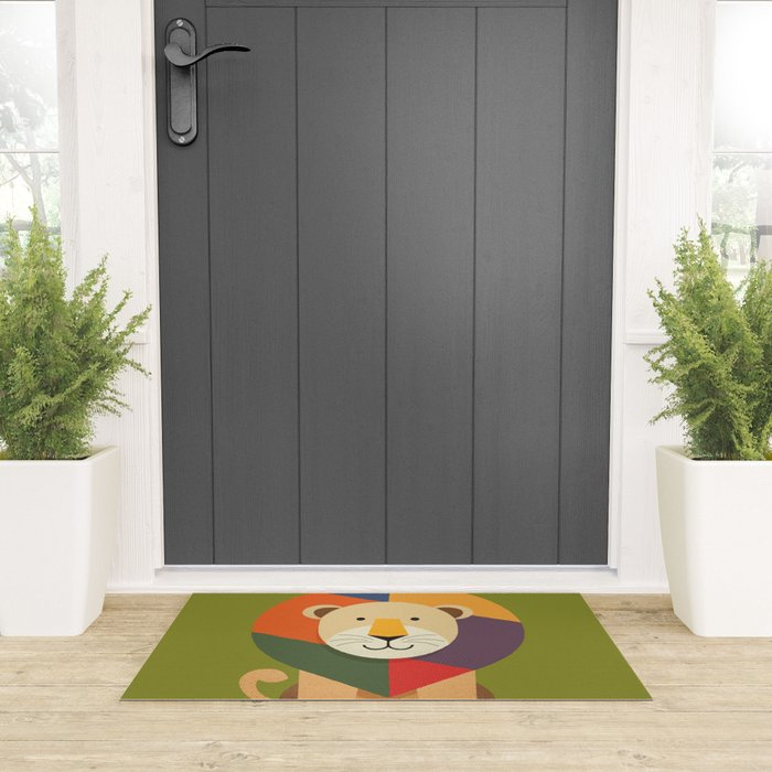 Lion Welcome Mat Gallery Image 3