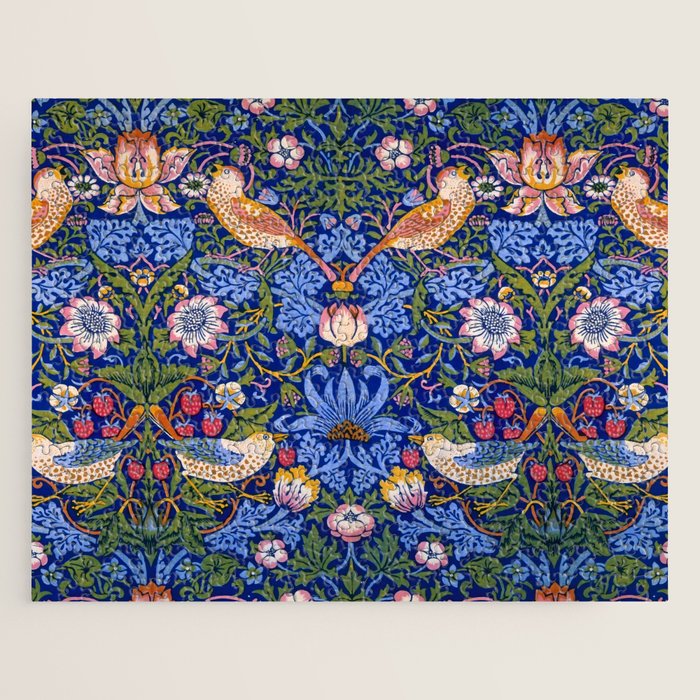 William Morris "Strawberry Thief" 1. Jigsaw Puzzle Gallery Image 1