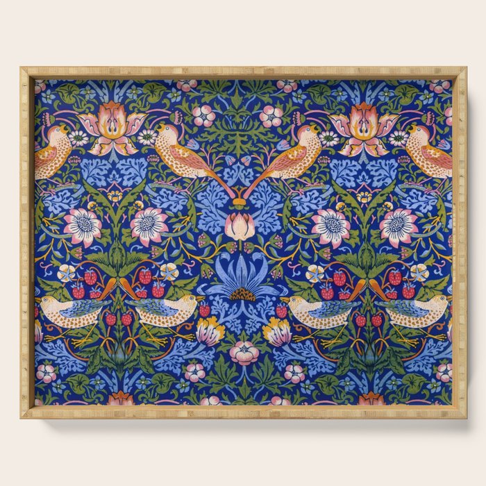 William Morris "Strawberry Thief" 1. Serving Tray Gallery Image 1