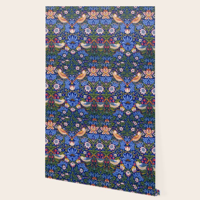 William Morris "Strawberry Thief" 1. Wallpaper Gallery Image 2