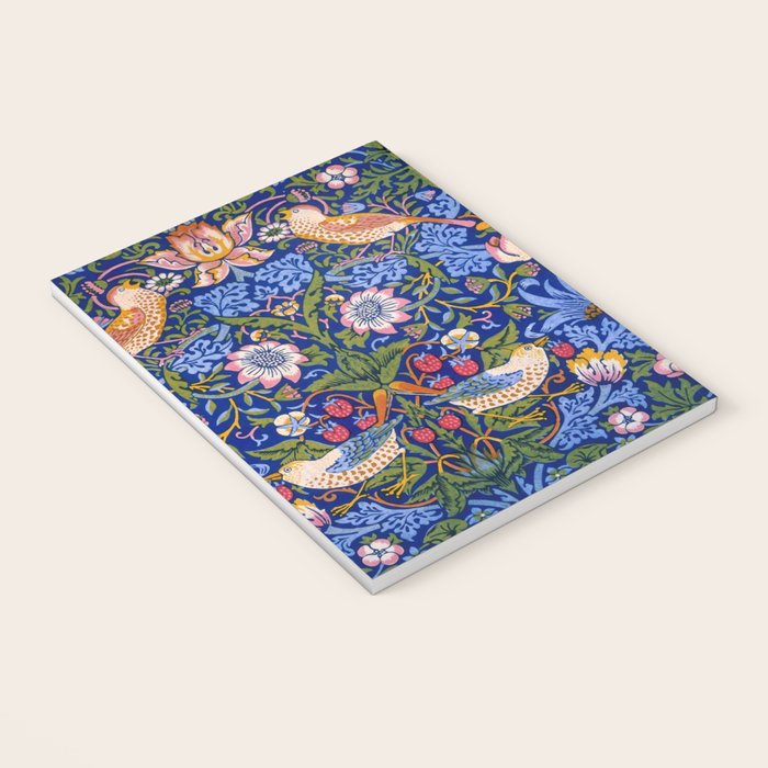 William Morris "Strawberry Thief" 1. Notebook Gallery Image 3
