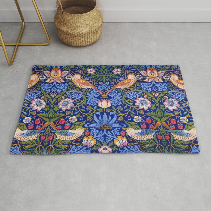 William Morris "Strawberry Thief" 1. Rug Gallery Image 1