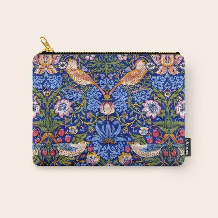 William Morris "Strawberry Thief" 1. Carry All Pouch Gallery Image 1