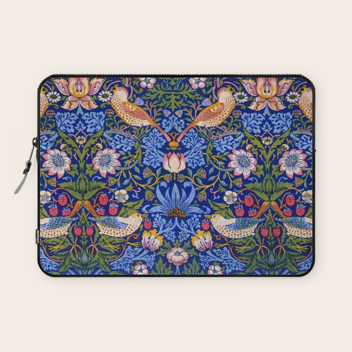 William Morris "Strawberry Thief" 1. Laptop Sleeve Gallery Image 1