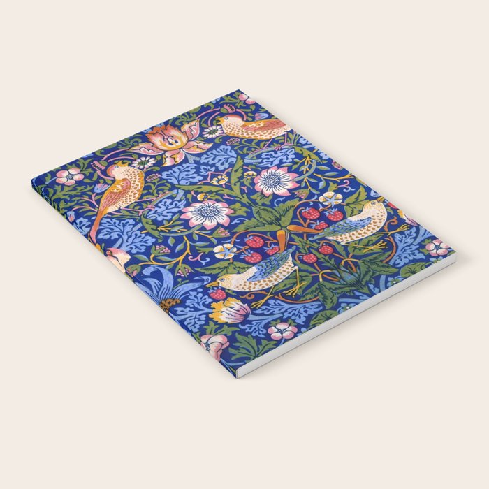 William Morris "Strawberry Thief" 1. Notebook Gallery Image 2