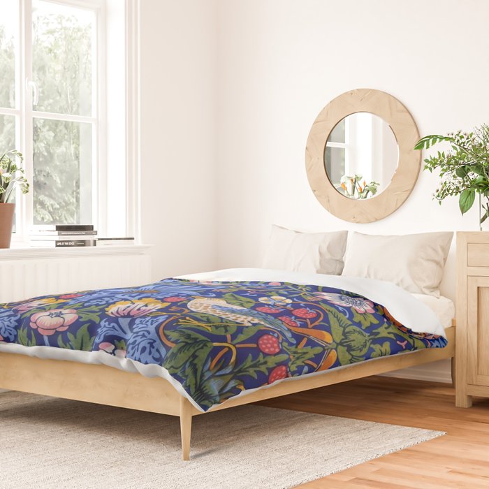 William Morris "Strawberry Thief" 1. Duvet Cover Gallery Image 2