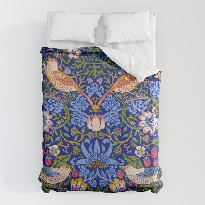 William Morris "Strawberry Thief" 1. Duvet Cover Gallery Image 6