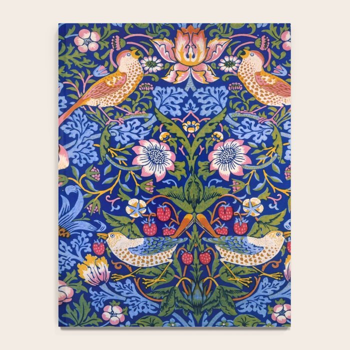 William Morris "Strawberry Thief" 1. Notebook Gallery Image 4